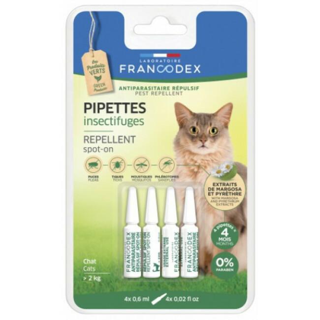 Pipettes Insectifuges pour chat Francodex
