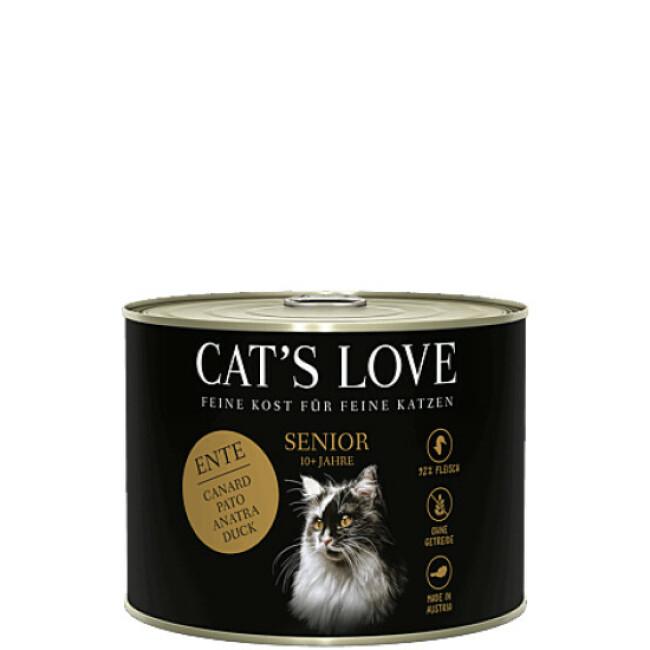 Pâtée en boîte Cat's Love pour chat senior