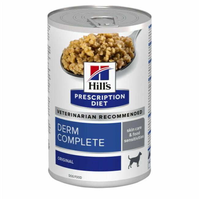 Pâtée Hill's Prescription Diet Derm Complete pour chien