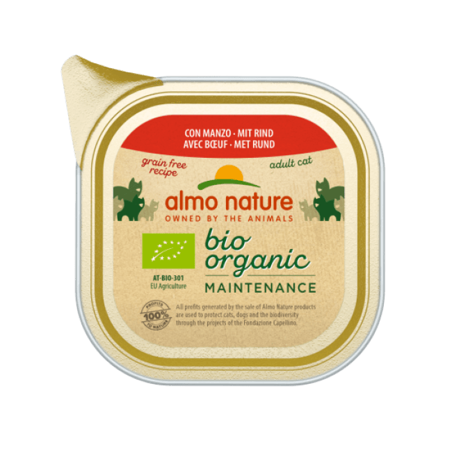 Pâtée pour chat Almo Nature Bio Organic