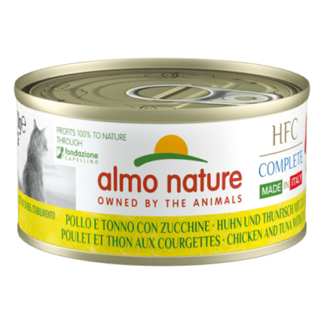 Pâtée pour chat Almo Nature HFC Complete Made in Italy Grain Free
