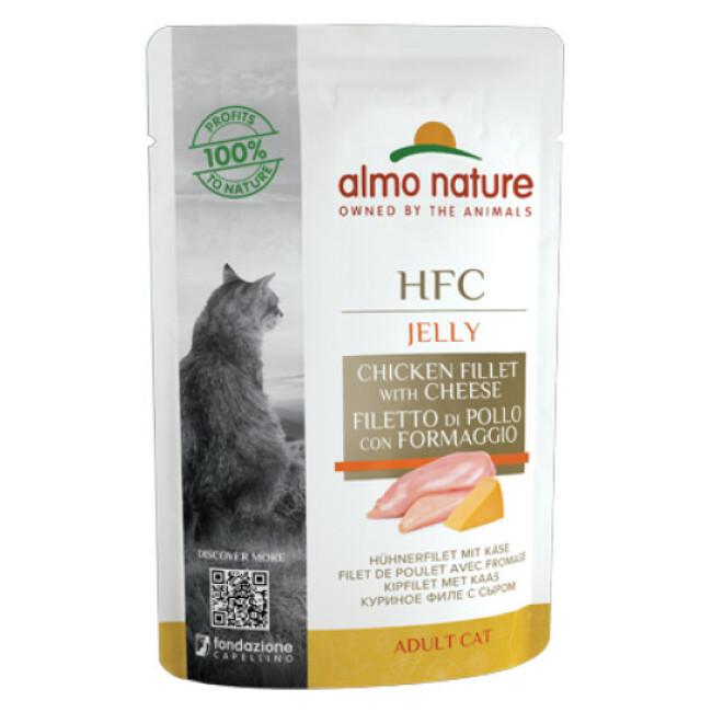 Pâtée pour chat Almo Nature HFC Jelly - Lot de 6 pochons 55 g