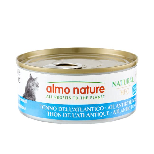 Pâtée pour chat Almo Nature HFC Natural Boîte 150 g - Thon de l'atlantique
