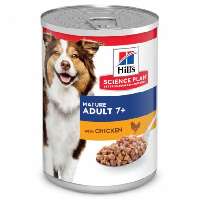 Pâtée pour chien senior Hill's Science Plan Canine Mature Adult 7+ - Lot de 12 Boîtes x 370 g
