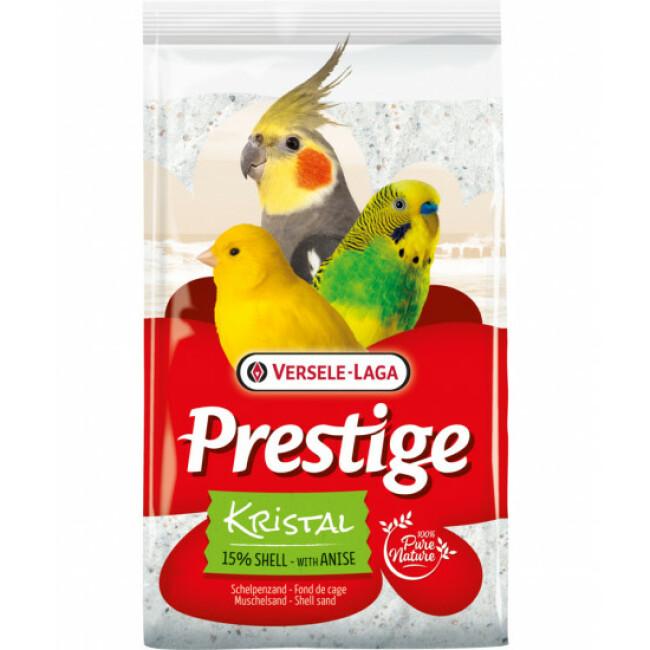 Sable blanc Prestige Kristal à l'anis pour fond de Cage à oiseaux