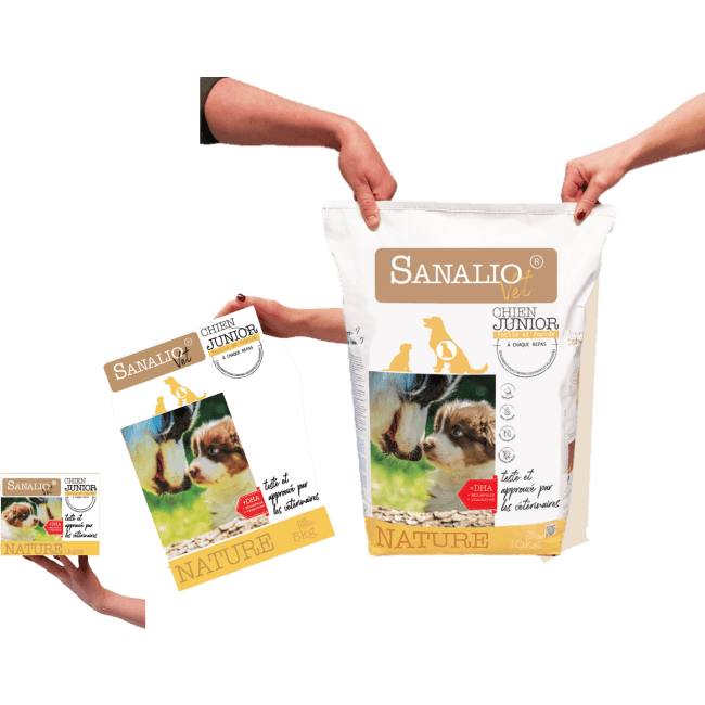 Aliment naturel pour chiot Sanalio