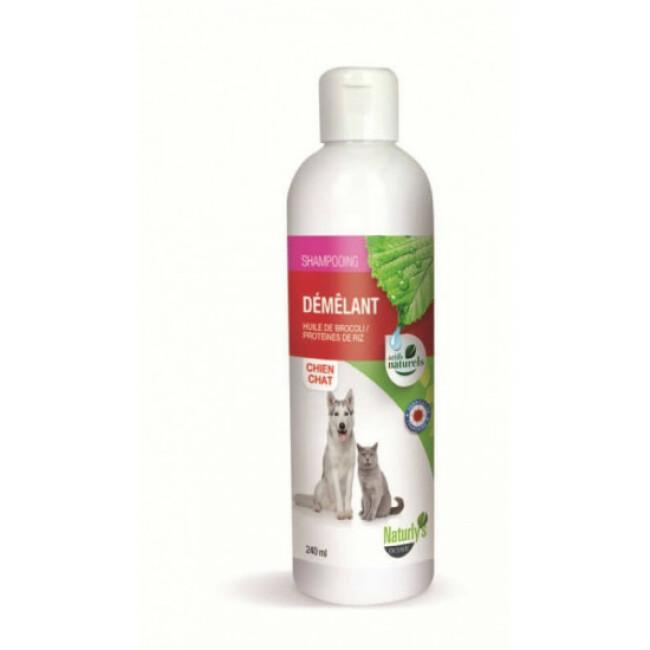 Shampoing Bio Naturlys démelant pour chiens et chats 240 ml