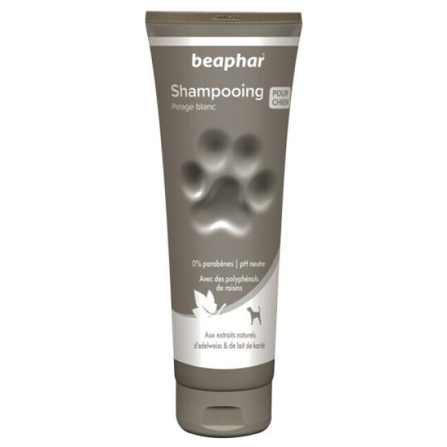 Shampoing pour pelage blanc Beaphar 250 ml