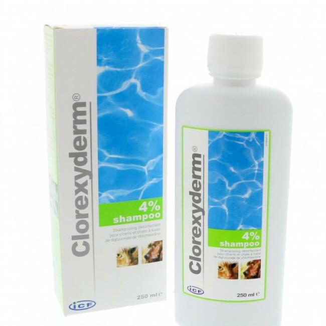 Shampooing traitant Clorexiderm flacon 250 ml