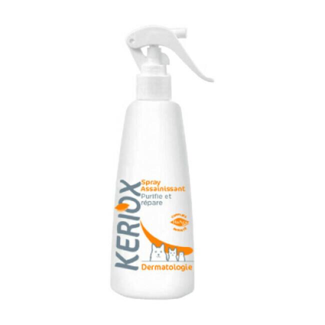 Spray Keriox assainissant pour chiens, chats et rongeurs