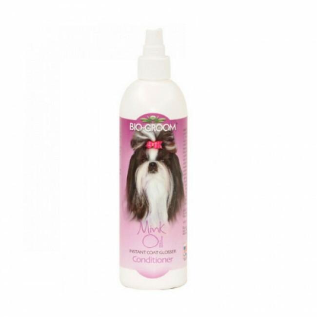Spray lustrant huile de vison Bio Groom Mink Oil pour chien et chat