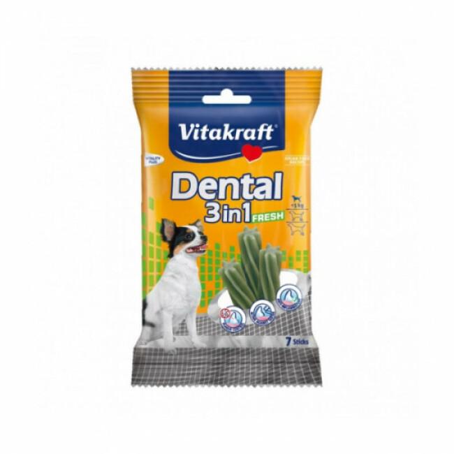 Sticks dentaire pour chien Dental Fresh 3 en 1 Vitakraft