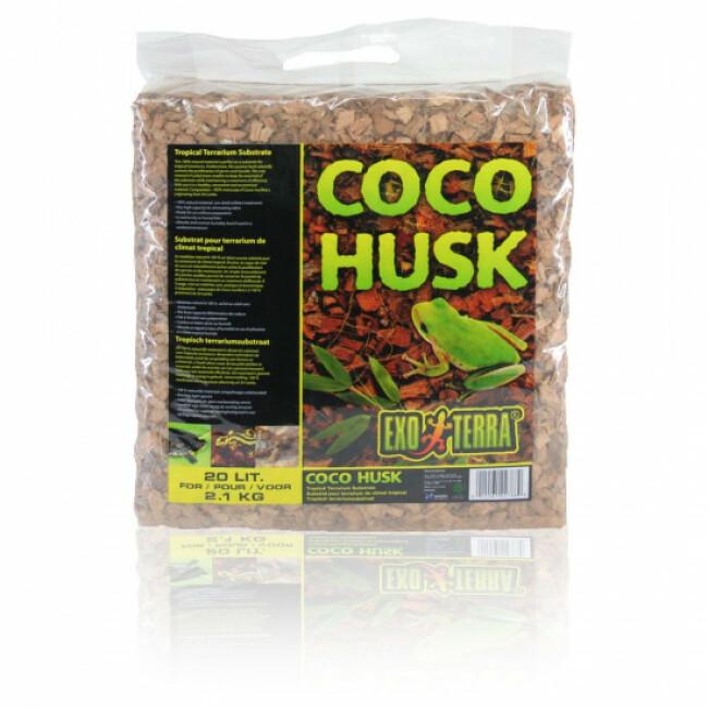 Substrat fibre de coco Coco Husk Exo Terra 20 litres