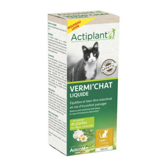 Supplément nutritionnel Vermi chat Actiplant 100 ml