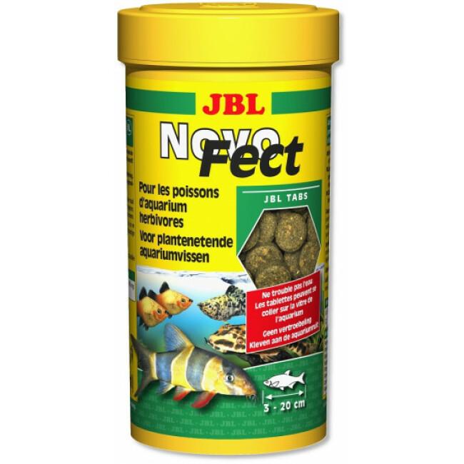 Tablettes Novo Fect JBL pour poissons herbivores 100 ml