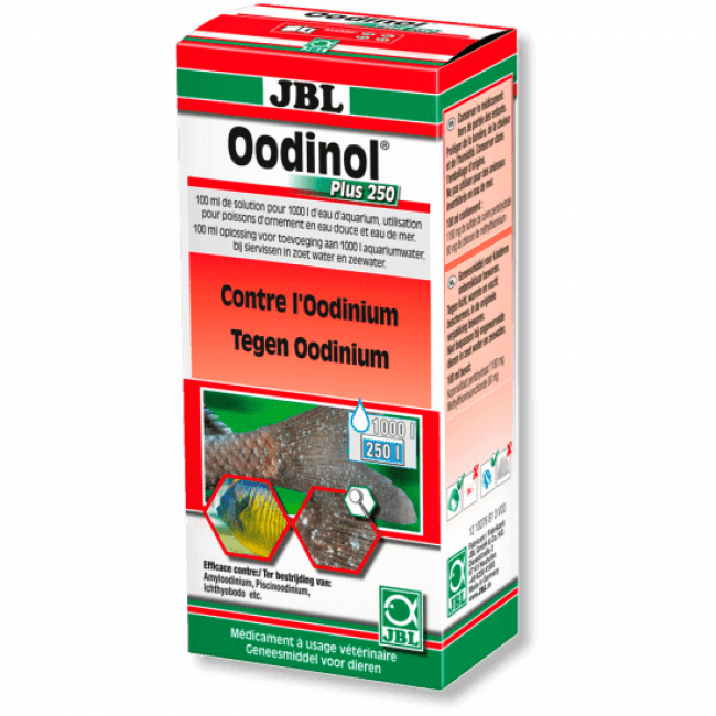 Traitement contre la maladie de velours oodinium JBL Oodinol Plus 250 100 ml