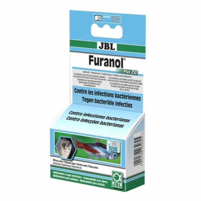 Traitement contre les infections bactériennes JBL Furanol Plus 250 20 tablettes