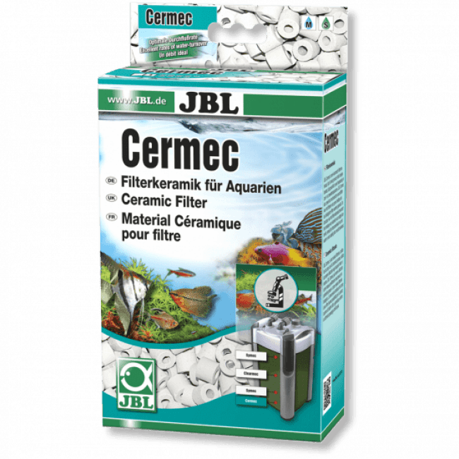 Tubes en céramique pour filtration aquarium JBL Cermec 1 litre
