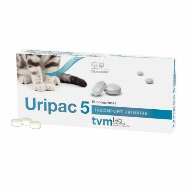 Uripac TVM complément contre l'inconfort urinaire chien et chat