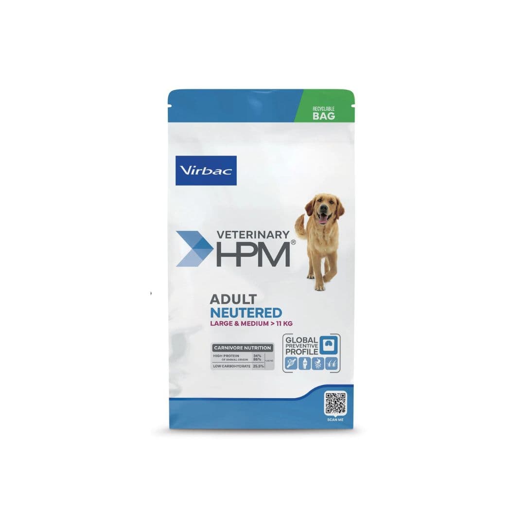 Virbac Veterinary HPM Adult Neutered Dog Large & Medium