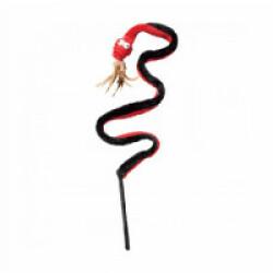 Jouet serpent peluche avec herbe à chat et plumes KONG
