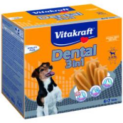 Multipack sticks dentaires Dental 3 en 1 pour chien - Lot de 4*7 sticks