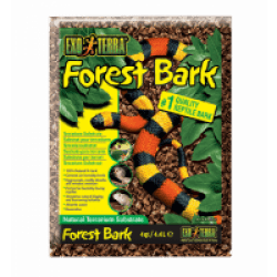 Substrat naturel écorces de pins Forest Bark pour reptile Exo Terra