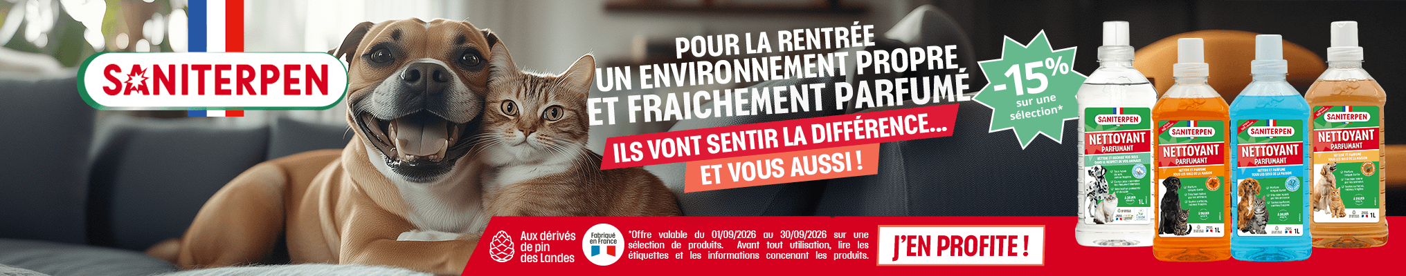 Saniterpen : Profitez de réductions sur les désodorisants !