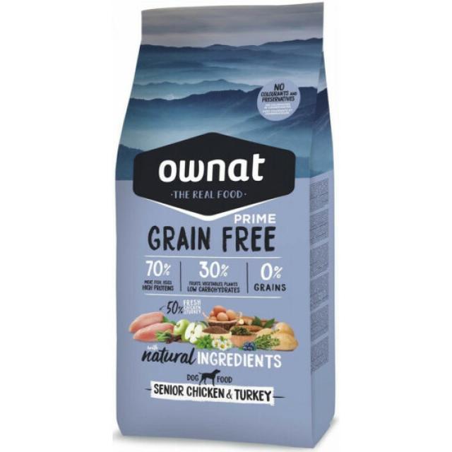 Croquettes Ownat Prime Grain Free Senior