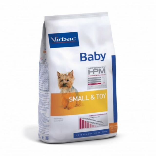 Croquettes Virbac HPM Baby Small & Toy